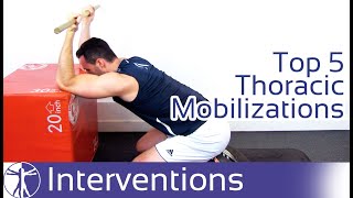 Top 5 Thoracic Spine Mobility Drills [upl. by Fox]