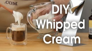 DIY whipped cream in 60 seconds [upl. by Ardelia]