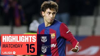 FC BARCELONA  ATLÉTICO DE MADRID 10  RESUMEN [upl. by Jackqueline]