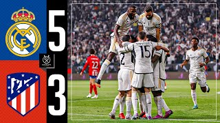 Real Madrid 53 Atlético de Madrid  HIGHLIGHTS  Spanish Super Cup [upl. by Goodhen]