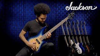 Amber Blue Burst Jackson Spectra Bass JS3Q  Featured Demo  Jackson Guitars [upl. by Fai]