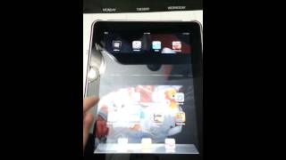 Blackgray bar across Ipad screen lcd problem [upl. by Milla]