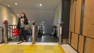 鹿児島 鹿児島中央駅 西口  Kagoshima Chuo Station Escalator Kagoshima Japan [upl. by Yetnom]