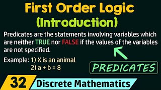 Introduction to First Order Logic [upl. by Poppo]