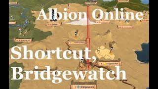 Albion Online  Caerleon to Bridgewatch fast almost safely [upl. by Modeerf]