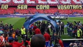 Atlético  Real Himno Champions [upl. by Enilhtak]