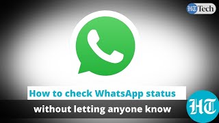 How to check WhatsApp status without letting anyone know [upl. by Nnaitsirk]