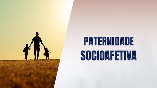 Paternidade socioafetiva [upl. by Esinek416]