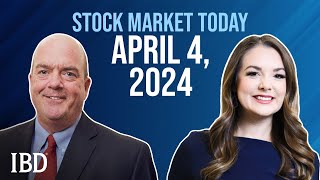 Stock Market Today April 4 2024 [upl. by Melisent]