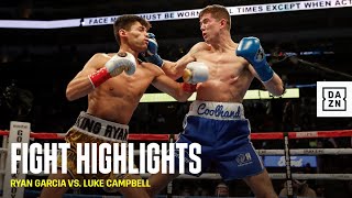 HIGHLIGHTS  Ryan Garcia vs Luke Campbell [upl. by Aramit502]