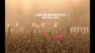 PAROOKAVILLE 2017  Chester Bennington Tribute by Showtek [upl. by Dihahs756]