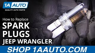 How to Replace Spark Plugs 0718 Jeep Wrangler [upl. by See]