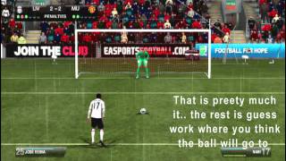 Fifa 13  How To Save Penaltys Tutorial [upl. by Eiderf]