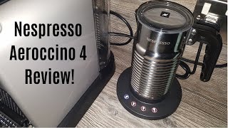 Nespresso Aeroccino 4 Milk Frother Review  Worth upgrading from the Aeroccino 3 [upl. by Yatzeck20]