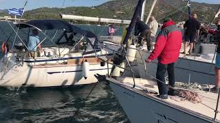 Mediterranean Mooring Fail Poros Greece [upl. by Nnaeed]