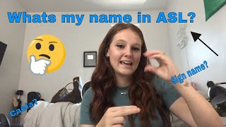 Learn How To Sign Your Name in ASL for Beginners  American Sign Language [upl. by Origra]