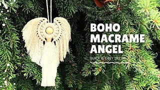 DIY  Macrame Angel [upl. by Abehshtab358]