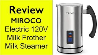 Review Miroco Milk Frother  How to make froth milk at home [upl. by Nosrej]