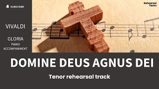 Vivaldi Gloria Domine Deus Agnus Dei Tenor rehearsal track [upl. by Notterb724]