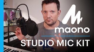 Maono AUA04 Studio Microphone Kit  Audio Test amp Review [upl. by Imij]