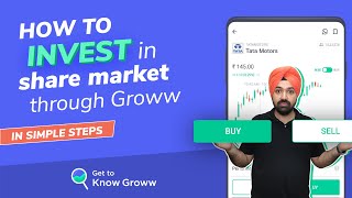 How to Invest in stock market for Beginners  Groww app kaise use kare  Buy amp Sell Shares on Groww [upl. by Tiat]