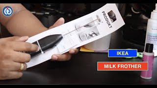 IKEA MILK FROTHER Review amp Battery Installation [upl. by Engeddi]