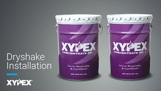 Xypex DSSeries  Dryshake Installation HD [upl. by Frederica]