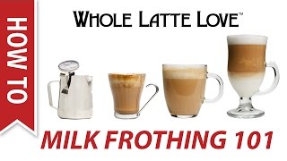 Milk Frothing for Beginners [upl. by Hgielsel]