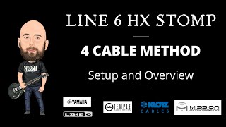 Line 6 HX Stomp  4 Cable Method Setup amp Overview [upl. by Charline]