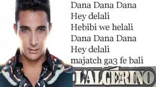 LAlgérino  Dana feat Sihem ParolesLyrics [upl. by Xonel]