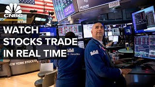 Watch stocks trade in real time after Dows third worstday ever– 3172020 [upl. by Albers]