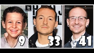 Chester Bennington TRIBUTE  LINKIN PARK  TRANSFORMATION 1 TO 41 YEARS [upl. by Ayouqes840]