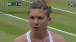 2016 Day 7 Highlights Simona Halep vs Madison Keys [upl. by Eittocs]