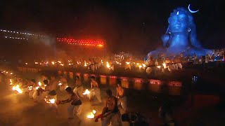 Maha Aarti Adiyogi  MindBlowing  Maha Shivaratri Celebrations 2021 [upl. by Frendel]