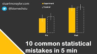 Ten Statistical Mistakes in 5 Min [upl. by Venice]