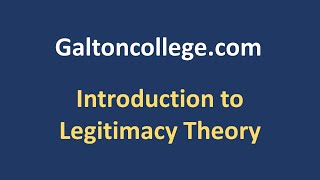 Introduction to Legitimacy Theory [upl. by Ribak140]