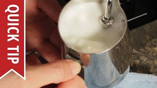 How to AutoFroth Milk for Lattes [upl. by Micki169]