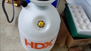 HDX 2 gallon sprayer relief valve leaking fix [upl. by Nabila]