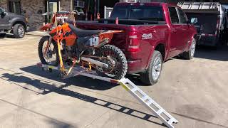 Harbor Freight Motorcycle Carrier Review amp Tips  Ktm 125sx [upl. by Niad]