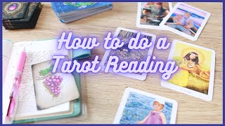 Step by step guide to how to read tarot cards  HOW TO DO A TAROT READING FOR YOURSELF [upl. by Zildjian]