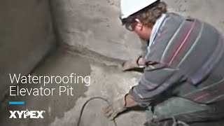 Waterproofing Elevator Pit with Xypex [upl. by Morette197]