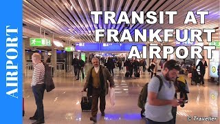 TRANSIT WALK AT FRANKFURT Airport FRA Terminal 1  Connection Flight Transfer Arriving amp Departing [upl. by Casabonne]