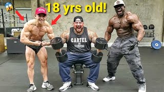 INSANE CHEST WORKOUT with 18 YEAR OLD TRISTYN LEE and KALI MUSCLE [upl. by Nirac]