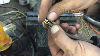 how to crimp or repair spark plug wires DIY do it yourself [upl. by Leahcimed67]