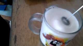 Aerolatte Review Frothing Cold Milk In Under 1 Minute [upl. by Ingamar980]